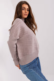 Cozy Variegated Turtleneck Women's Sweater