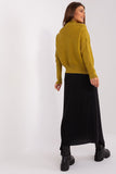 Casual Long Sleeve Low Turtleneck Women's Sweater