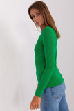 Elegant V-Neck Long Sleeve Women's Sweater with Buttons