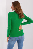 Elegant V-Neck Long Sleeve Women's Sweater with Buttons