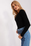 Elegant V-Neck Women's Sweater with Decorative Buttons
