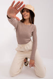Timeless Women's Long Sleeve Ribbed Sweater for Every Occasion