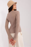 Timeless Women's Long Sleeve Ribbed Sweater for Every Occasion