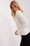 Timeless Women's Long Sleeve Ribbed Sweater for Every Occasion