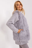 Soft Polyester Fur Vest with Pockets for Everyday Style