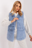 Cozy Fur Vest with Pockets for Everyday Style