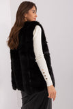Cozy Faux Fur Vest with Pockets for Everyday Wear