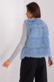 Elegant Fur Vest with Pockets for All Occasions