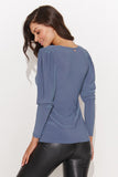 Stylish Spandex-Polyester Blend Top for Everyday Wear