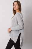 Casual Long Sleeve Women's Sweater with Boat Neckline