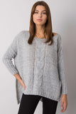 Casual Long Sleeve Women's Sweater with Boat Neckline