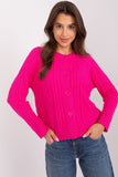 Stylish Acrylic-Nylon Blend Knit Top for All Sizes