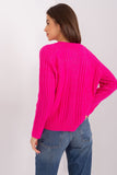 Stylish Acrylic-Nylon Blend Knit Top for All Sizes