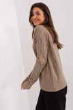 Variegated Women's Long Sleeve Sweater for Casual Style