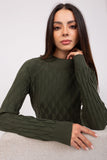 Variegated Long Sleeve Women's Sweater for Casual Style