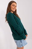 Variegated Women's Long Sleeve Casual Sweater