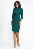 Must-Have Fall Dress with Waist Detail and Side Zipper