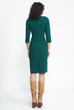 Must-Have Fall Dress with Waist Detail and Side Zipper