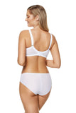 Elegant Shimmering Embroidered Panties with Tulle Back