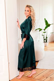 Luxurious Satin Inflatable Gown with Lace Details