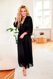 Luxury Satin Inflatable Gown with Lace Accents