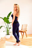 Elegant Lace-Trim Viscose Pajama Set for Women
