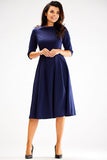 Slim Fit Spandex-Polyester-Viscose Blend Top