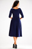 Slim Fit Spandex-Polyester-Viscose Blend Top