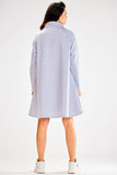 Autumn Turtleneck Trapezoidal Dress with Long Sleeves