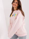 Trendy Women's Pullover Sweatshirt with Unique Design