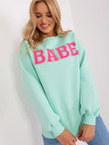 Casual Women's Hooded Sweatshirt with Unique Pattern