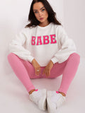 Stylish Women's Pullover Sweatshirt with Unique Front Print