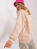 Trendy Women's Casual Hoodie with Unique Pattern & Slogan