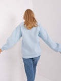 Trendy Pullover Sweatshirt with Slogan for Everyday Comfort