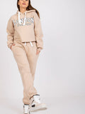 Modern Casual Tracksuit Set with Hood and Adjustable Fit