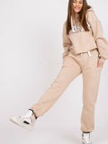 Modern Casual Tracksuit Set with Hood and Adjustable Fit