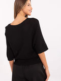 Charming V-Neck Bear Print Sweater for Everyday Style