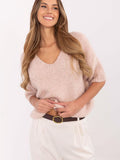 Elegant Casual Women's V-Neck Sweater for Everyday Wear