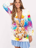 Elegant Printed Women's Blazer for Stylish Everyday Wear