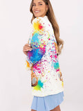 Elegant Printed Women's Blazer for Stylish Everyday Wear