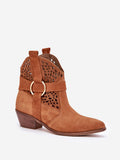 Elegant Women's Suede Ankle Boots with Pointed Toes