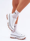 Stylish Women's Textile Platform Sneakers for All-Day Comfort