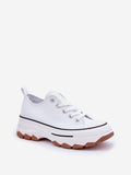 Stylish Women's Textile Platform Sneakers for All-Day Comfort
