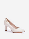 Elegant Almond-Toe Pumps with Comfortable Leather Insole