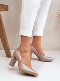 Elegant Natural Leather Pumps for All-Day Comfort