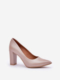 Elegant Natural Leather Pumps for All-Day Comfort