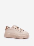 Eco-Friendly Women's Platform Sneakers with Cute Pins
