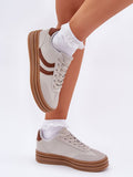 Trendy Eco Suede Platform Sneakers for Stylish Comfort