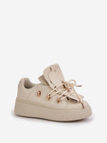 Stylish Eco Leather Platform Sneakers for Women