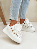 Stylish Eco Leather Women's Platform Sneakers for Comfort